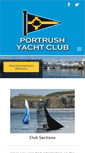 Mobile Screenshot of portrushyachtclub.com